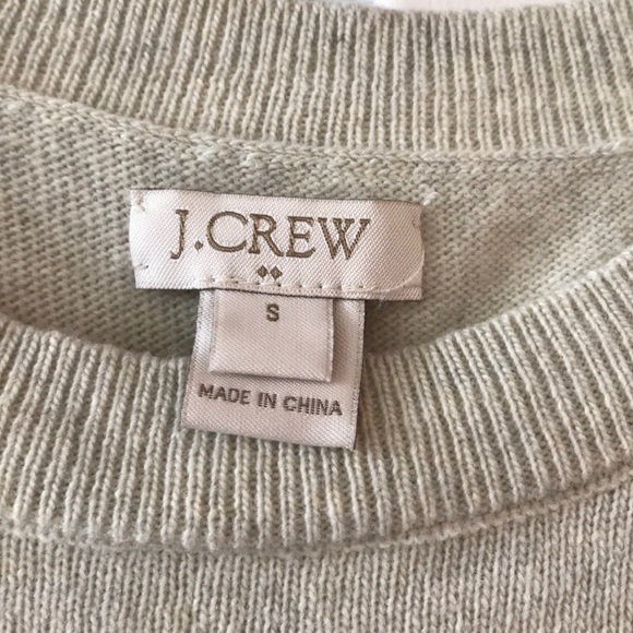 J. Crew polka-dot teddie sweater small - Picture 2 of 6